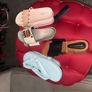 Brand new sandals all for 30